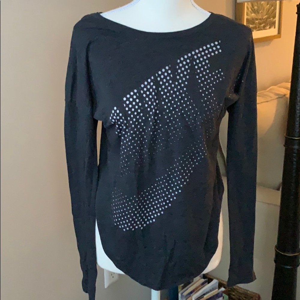 Nike grey flowy long sleeve